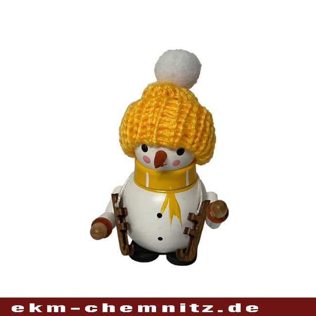 Schneemann-drechselfigur-mit-muetze-noah-mit-schlittschuh-claudia-lorenz