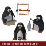 Die gedrechselten Pinguine der Firma H. Hennig, sind lustig anzuschauen. Witzige Sammelfiguren mit den unterschiedlichsten Motiven.