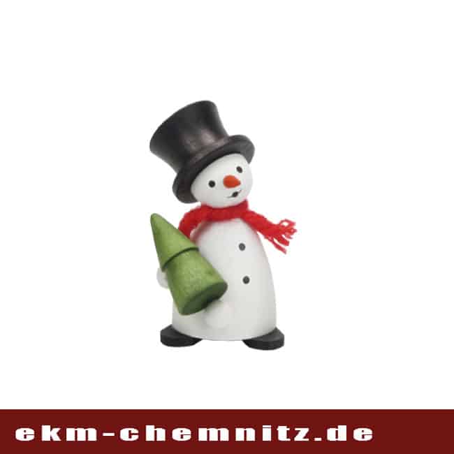 Drechselfigur - Schneemann mit Baum Die Sammlerfigur Schneemann mit Baum ist eine tolle Ergänzung zu weiteren Sammelfiguren aus der Gruppe der Drechselfiguren.