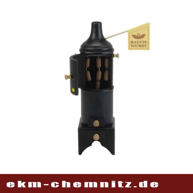 Miniatur Räucherofen Wurst In diesem Miniatur Räucherofen hängt die Wurst und wartet geräuchert zu werden.