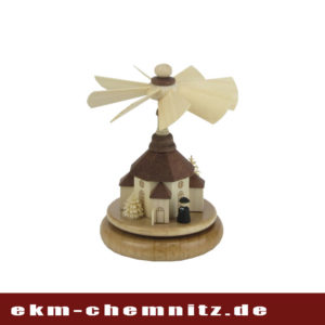 Zur Gruppe der Miniaturen zählt das Wärmespiel Seiffener Kirche