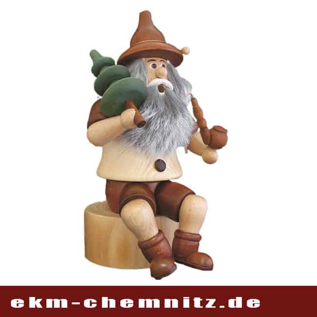 Räuchermann Zeitungsverkäufer  146/769 Holz Handwerkskunst aus dem Erzgebirge